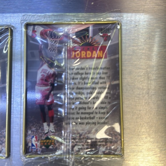 Michael Jordan 5 All Metal Collector Cards - Picture 10 of 11